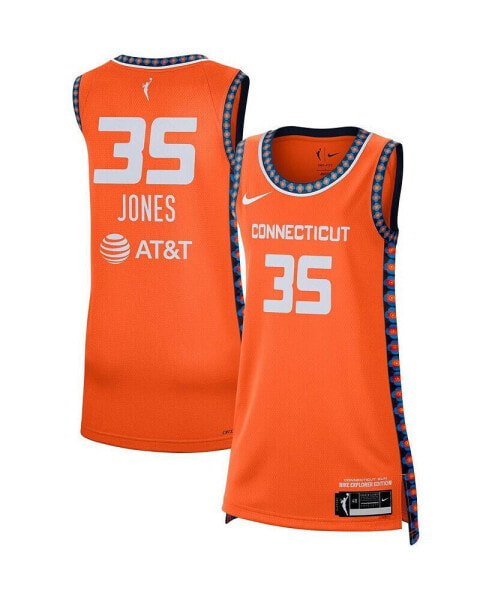 Women's Jonquel Jones Orange Connecticut Sun Explorer Edition Jersey