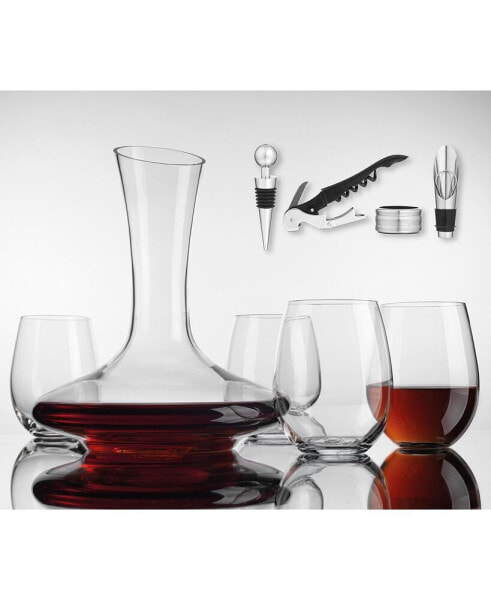 Monterey 9 Piece Wine Decanter Set