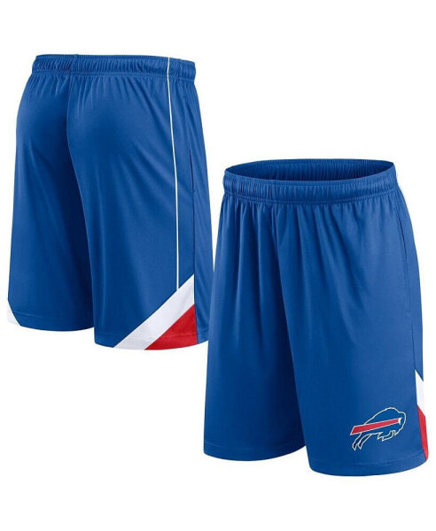 Men's Royal Buffalo Bills Big and Tall Interlock Shorts