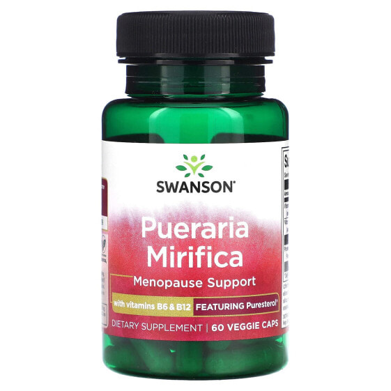 Pueraria Mirifica with Vitamins B6 & B12, 60 Veggie Caps