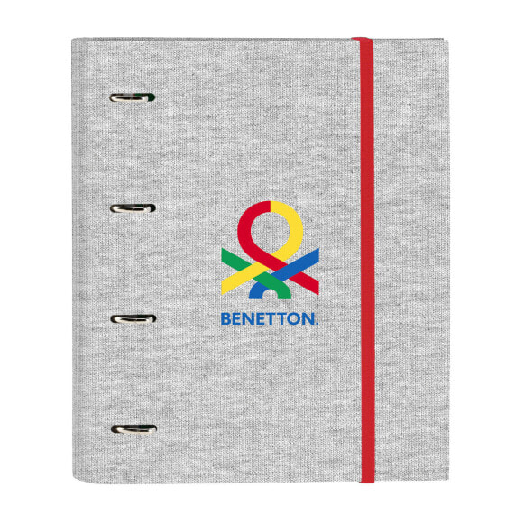 Папка-регистратор Benetton Pop Серый (27 x 32 x 3.5 cm)