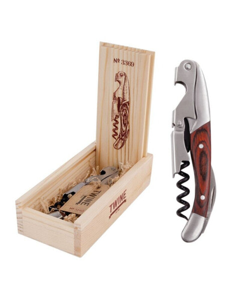 Wood Double Hinged Corkscrew