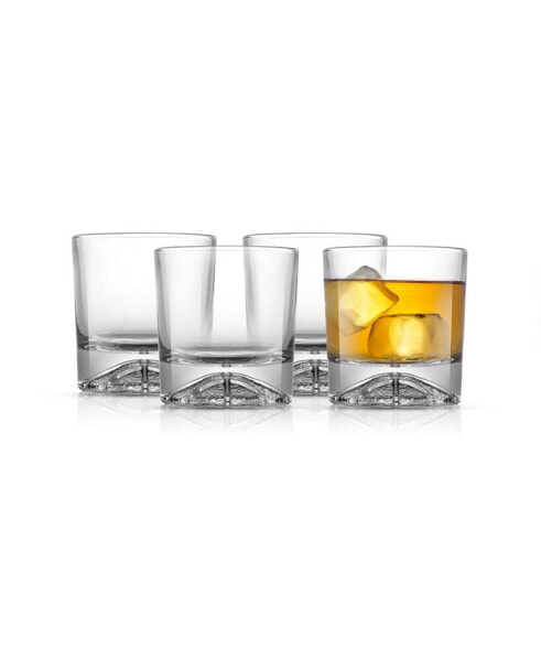 Swish Double Old Fashioned Tumblers - 10 oz, Set of 4