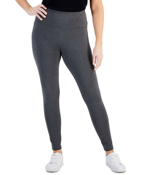 Petite High-Rise Basic Leggings, Created for Macy's