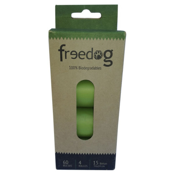 FREEDOG Biodegradable Bags 60 Units