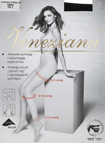 Strumpfhose für Damen Strong Press 20 Den nero - Veneziana 4