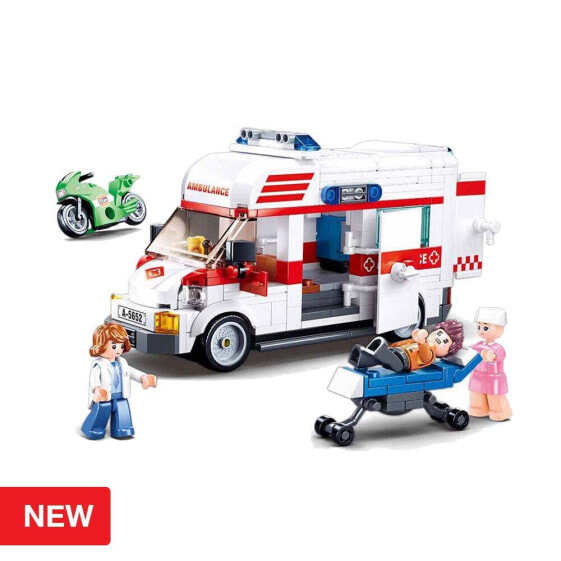 SLUBAN Town Ambulance 328 Pieces