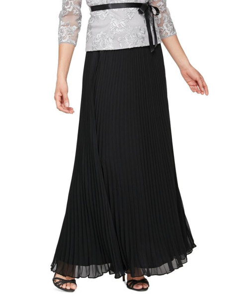 Юбка Alex Evenings Pleated A-Line Maxi