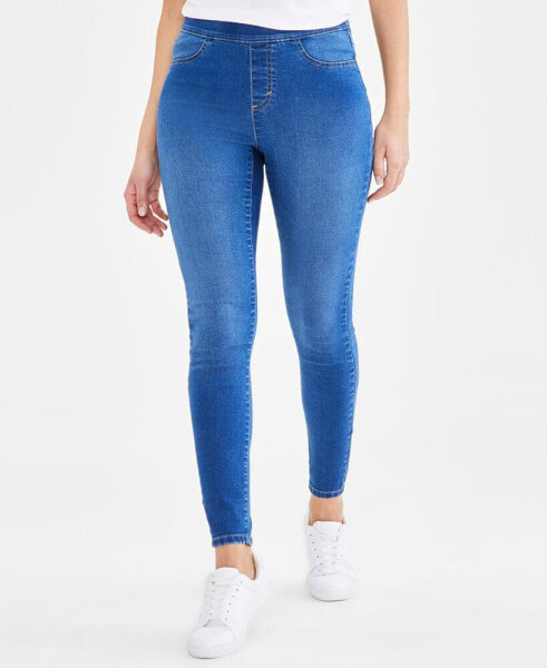 Women's Mid-Rise Pull-On Jeggings, Created for Macy's