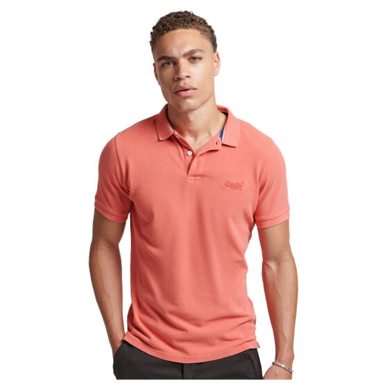 SUPERDRY Vint Destroy short sleeve polo