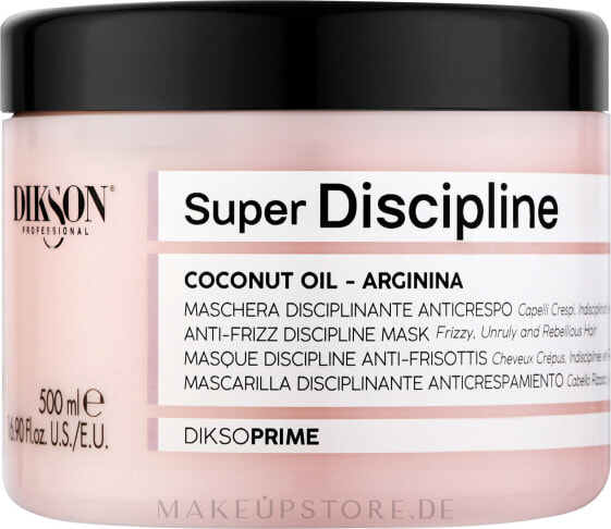 Maske für widerspenstiges Haar - Dikson Super Discipline Mask 500 ml