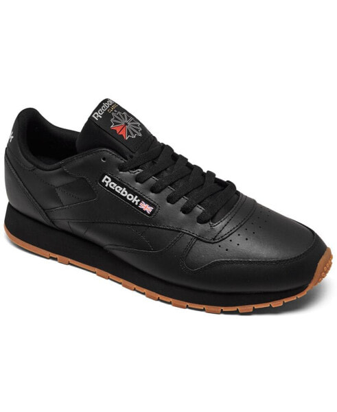 Men's Classic Leather Casual Sneakers from Finish Line