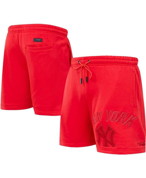 Men's New York Yankees Triple Red Classic Shorts