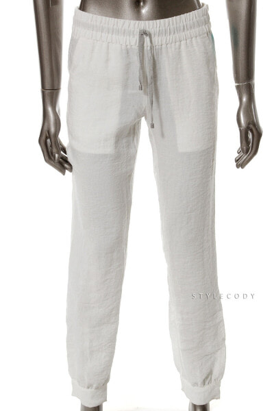 Inc International concepts Women's Cuffed hem Drawstring Pullon pants white 0