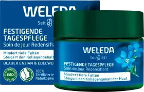 Gesichtscreme festigend blauer Enzian & Edelweiß, 40 ml