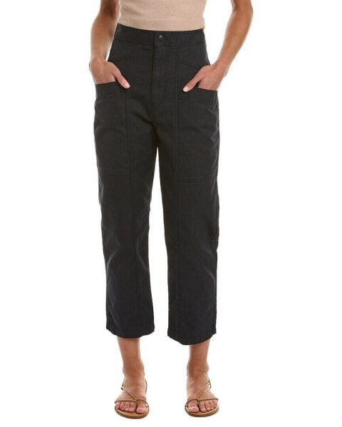 Isabel Marant Étoile Pandore Linen-Blend Pant Women's Black 34