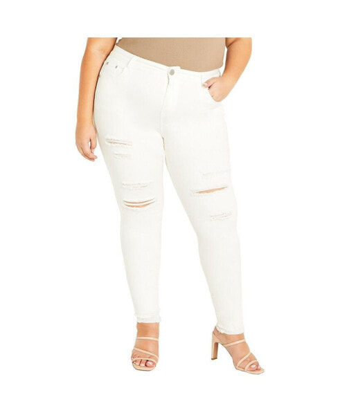 Plus Size Asha Wild Rose Jean