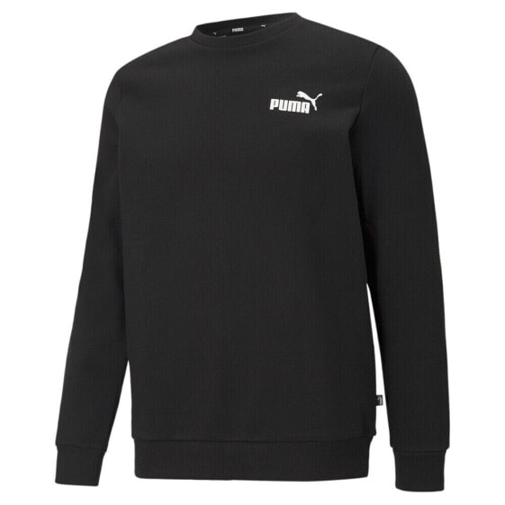 Puma Essentials Small Logo Crew Neck Sweatshirt Mens Black 58668201