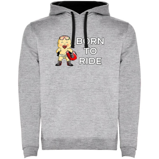 KRUSKIS Born To Ride Two-Colour hoodie