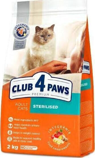 Club 4 Paws CLUB4Ł KOT 2kg EX STERILISED /4