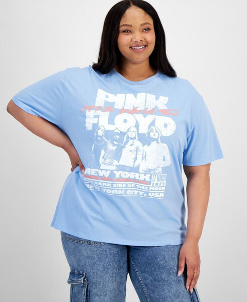 Trendy Plus Size Pink Floyd Graphic T-Shirt