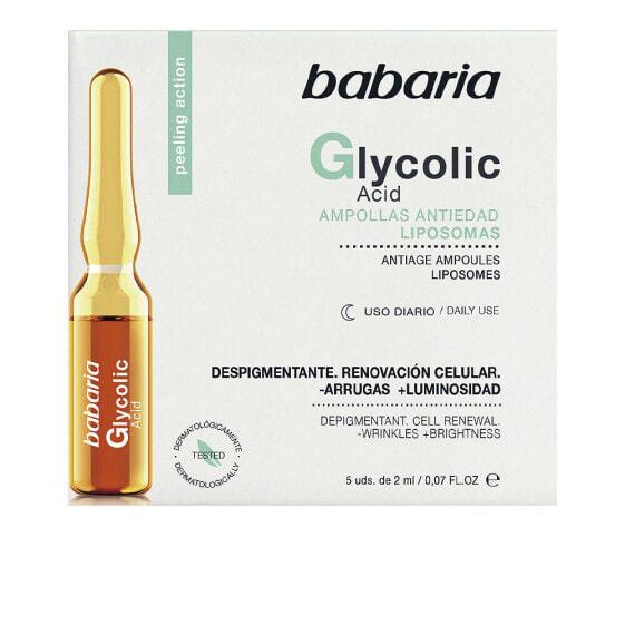 GLYCOLIC ACID renovación celular ampollas 5 x 2 ml