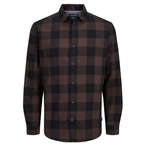 JACK & JONES Gingham Twill long sleeve shirt