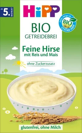 Getreidebrei Feine Hirse mit Reis und Mais ab dem 5. Monat, 200 g