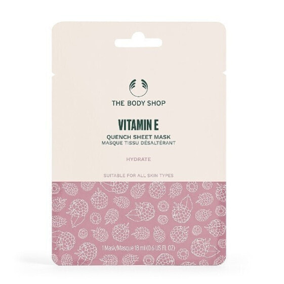 The Body Shop Vitamin E Quench Sheet Mask Увлажняющая тканевая маска с витамином Е