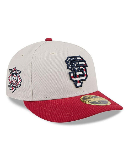 Men's Red San Francisco Giants 2024 Fourth of July Low Profile 59FIFTY Fitted Hat