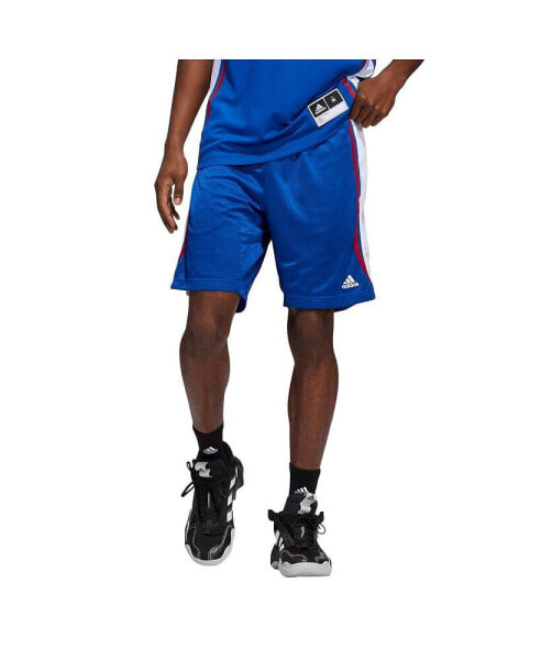 Men's Royal Kansas Jayhawks Swingman AEROREADY Basketball Shorts