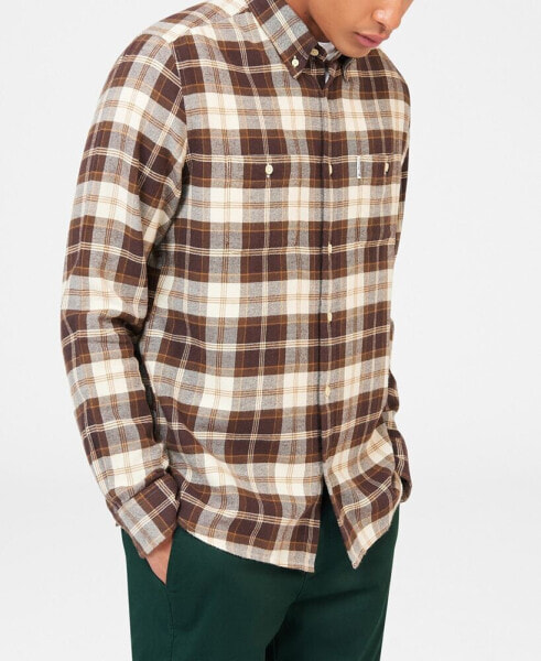 Men's Brushed Plaid Shirt