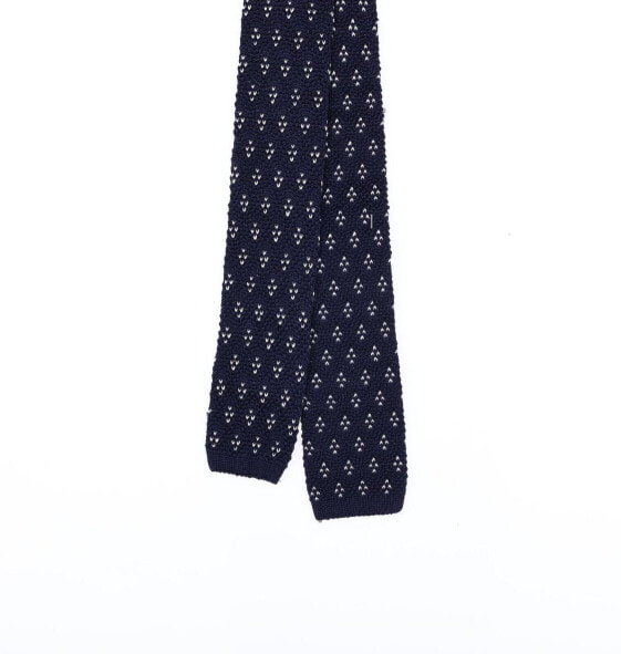 BOSS HUGO BOSS 288796 Men's Knit Cotton Tie Dark Blue Regular