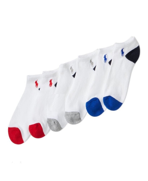 Big Boys Low-Cut Socks, Pack of 6