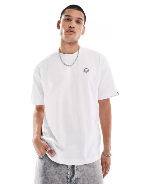 Aape By A Bathing Ape boxy fit short sleeve t-shirt in white