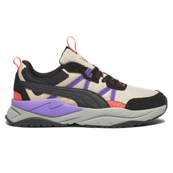 Puma XRay Tour Lace Up Mens Beige, Black, Purple Sneakers Casual Shoes 39231701