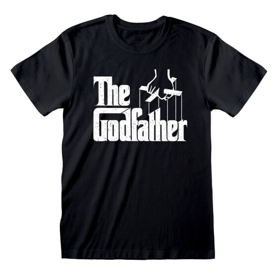 Футболка с коротким рукавом The Godfather Logo Чёрный Унисекс