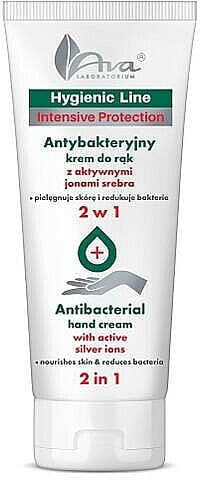 2in1 Pflegende antibakterielle Handcreme mit aktiven Silberionen - Ava Laboratorium Hygienic Line Hand Cream With Active Silver Ions 50 ml