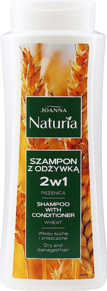 2in1 Shampoo & Conditioner für trockenes uns strapaziertes Haar mit Weizenextrakt