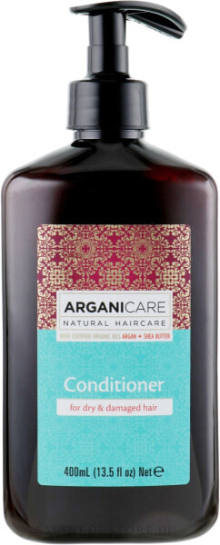 Haarspülung für trockenes und geschädigtes Haar mit Bio-Arganöl und Sheabutter - Arganicare Shea Butter Conditioner For Dry And Damaged Hair 400 ml