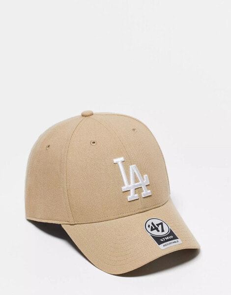 47 Brand Los Angeles Dodgers cap in beige