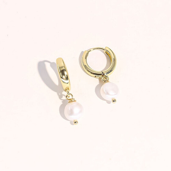 18K Gold Plated Freshwater Pearls - Pete Earrings For Women