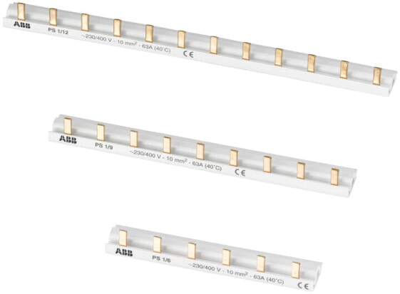 ABB PS1/9 - Grey - 690 V - Fork connection - 10 mm² - 63 A - 2 cm