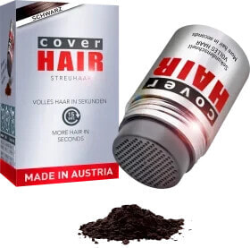 Streuhaar Haarverdichter Schwarz, 14 g