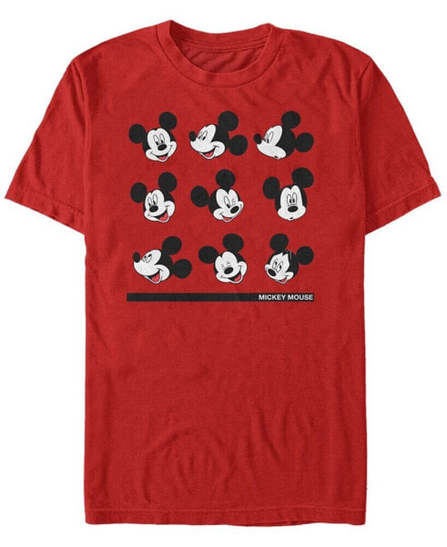 Men's Mickey Classic Mickey Expressions Short Sleeve T-shirt