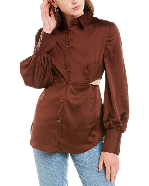 Finderskeepers Andrea Shirt Women's Brown Xxs