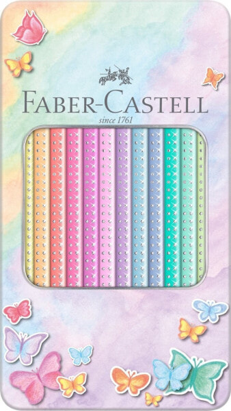 Faber-Castell FABER-CASTELL Buntstifte Sparkle Pastell 12er Metalle.