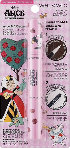 Wet N Wild Alice in Wonderland Brow Maximizer Brow Gel + Powder