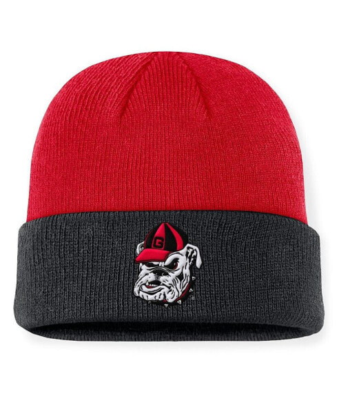 Men's Red/Black Georgia Bulldogs Legacy Terra Cuffed Knit Hat