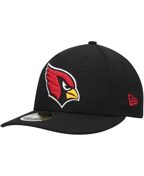 Men's Black Arizona Cardinals Omaha Low Profile 59FIFTY Fitted Hat